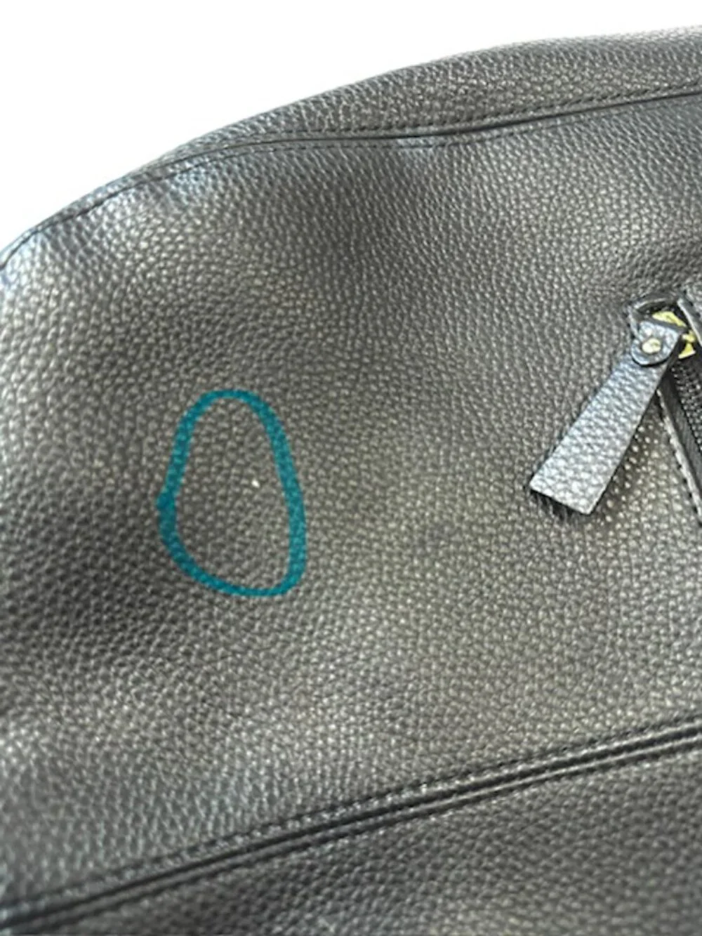 Giani Bernini Womens Leather Hobo Bag Purse Plaid Lining Black Pebble Leather - Picture 7 of 14